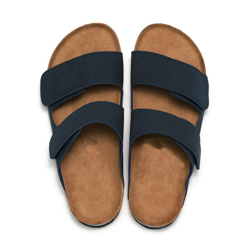 Flip Flop Leather Men - Men's Cork Slippers Casual Breathable Comfort