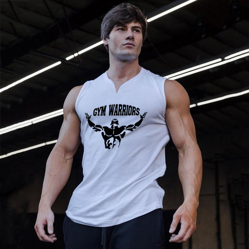 Tank Top Muscle - Cotton Summer Mens New Sleeveless Running