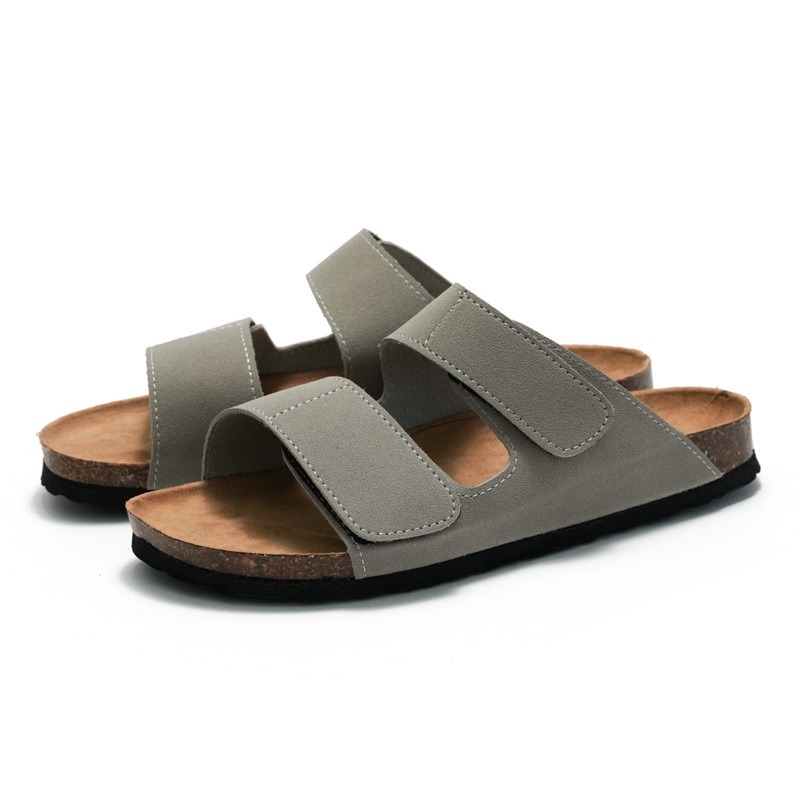 Men's Cork Slippers Casual Bre - Flip Flop Leather Men review and price