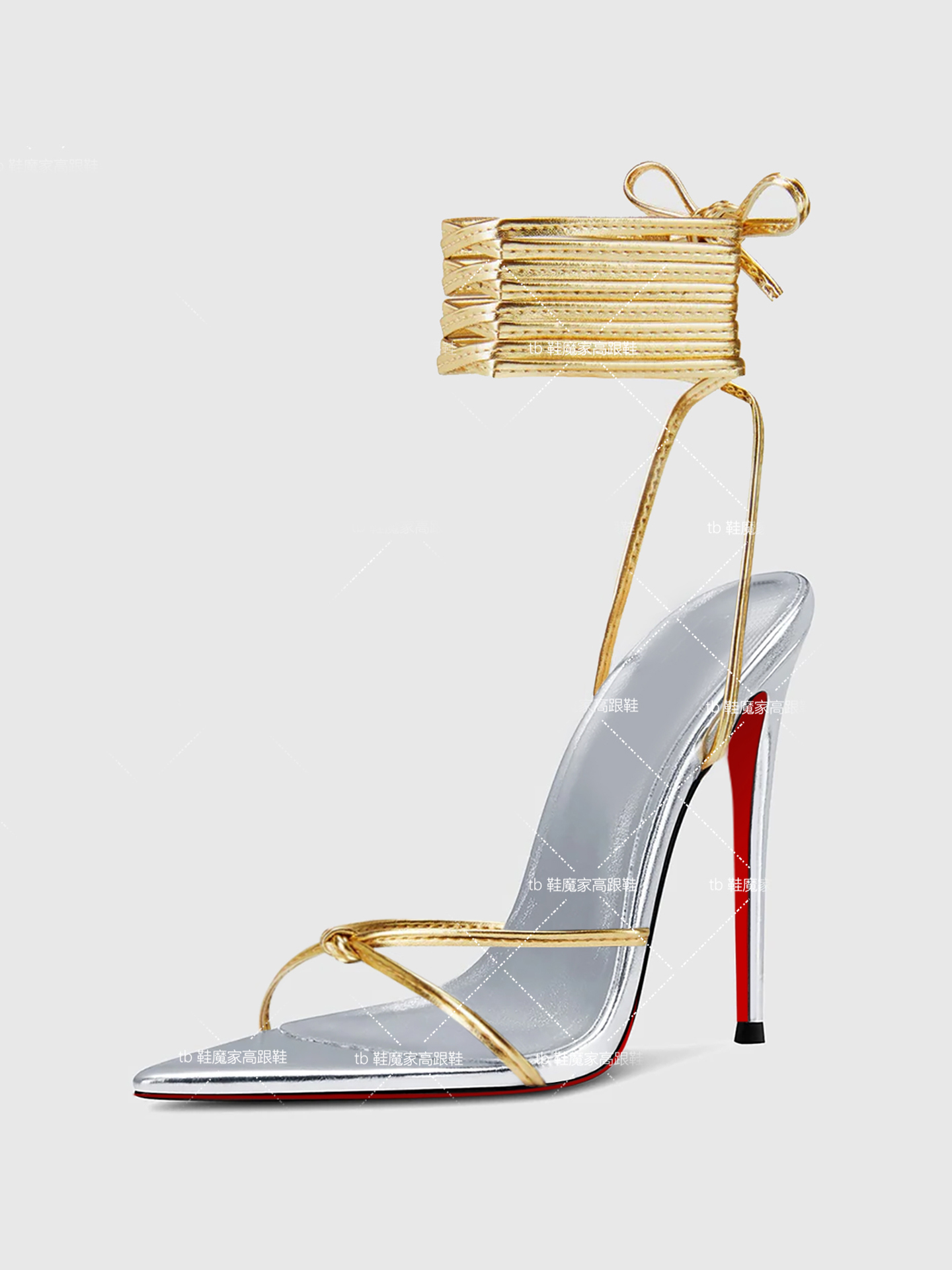 New 12cm Pointed Thin Cross St - Casual Sandal Leather review and price